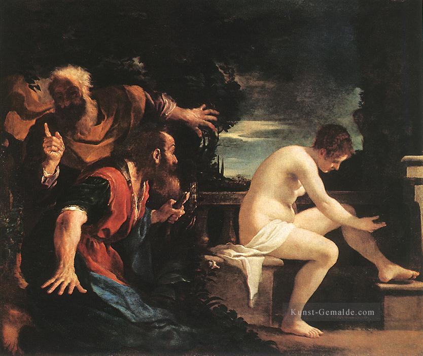 Susanna und die Ältesten Barock Guercino Ölgemälde